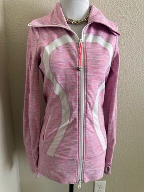Lululemon  logo  Pink Zip-Up Jacket